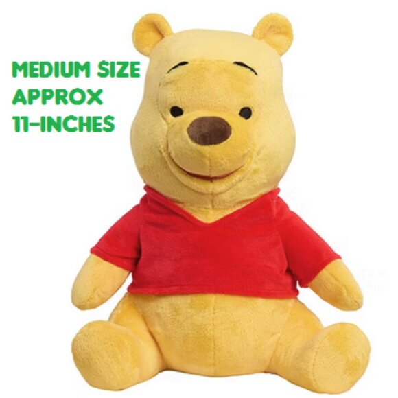 Disney Classics Winnie The Pooh Toy Collectible MEDIUM PLUSH Approx 11" NEW - Picture 2 of 12